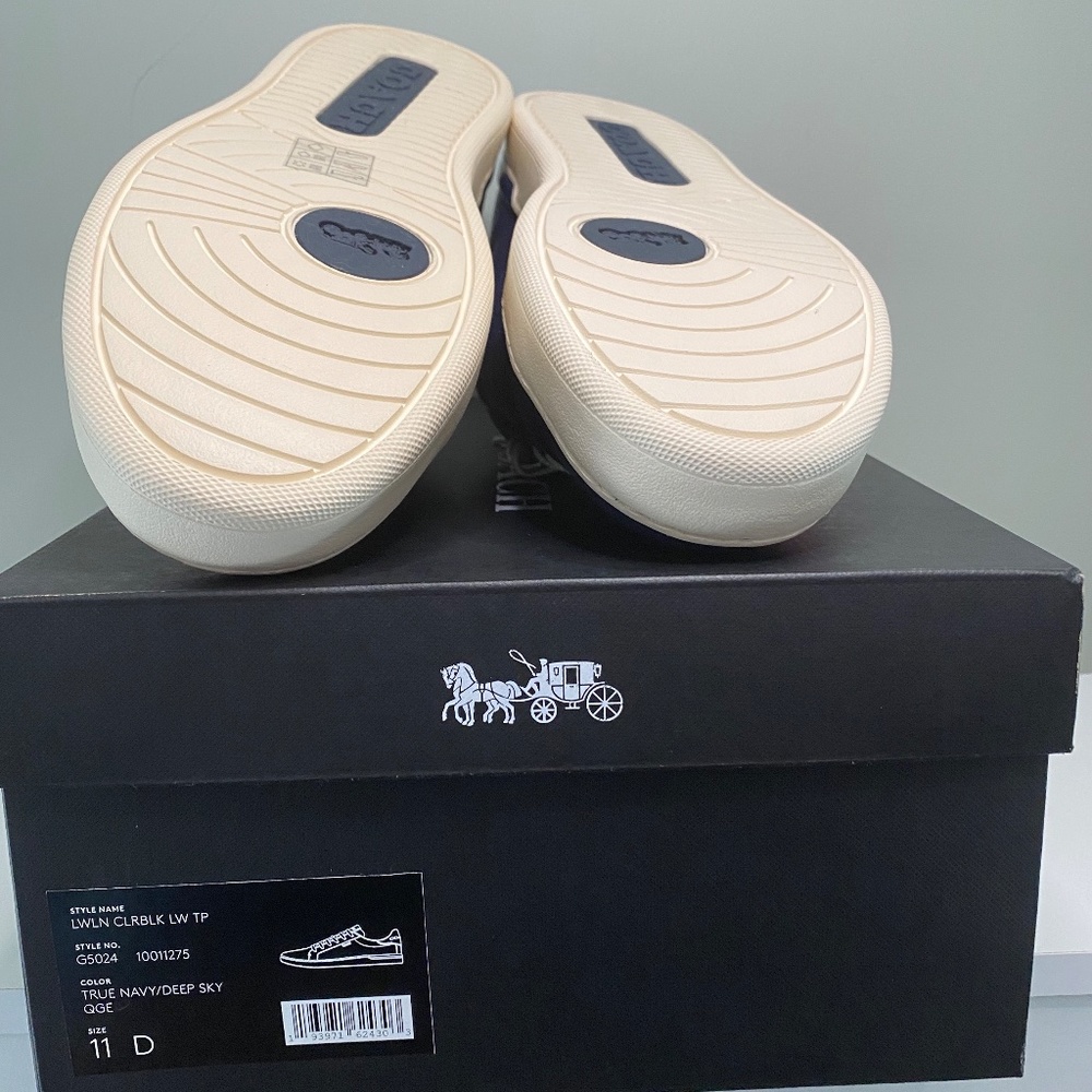 Mens Coach Shoes( LWLN CLRBLK LW TP) Size 11 - Picture 3 of 12